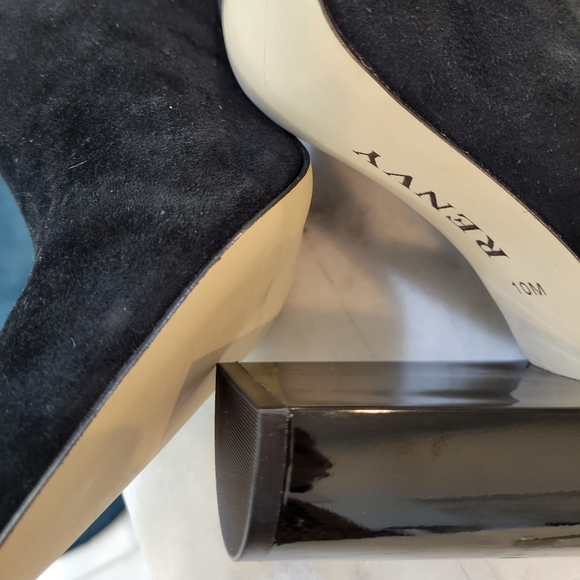Brand new Renvy Cara Coupped Suede Ankle Boots 10 - Picture 7 of 8